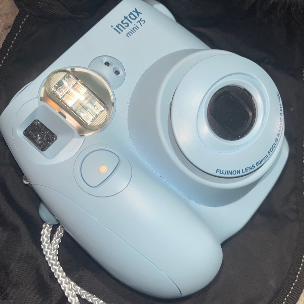 fujifilm instax mini 7s camera light blue